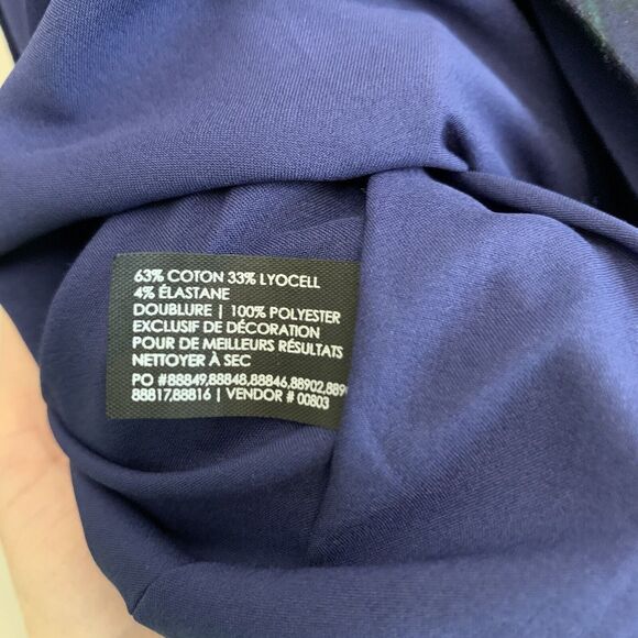 Club Monaco Blue Multi Sleeveless Dress Size 4 - Picture 5 of 5